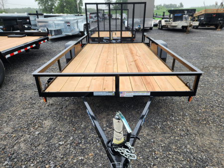 New 2026 BWISE UTE3 76x12 3K Single Axle Utility Trailer