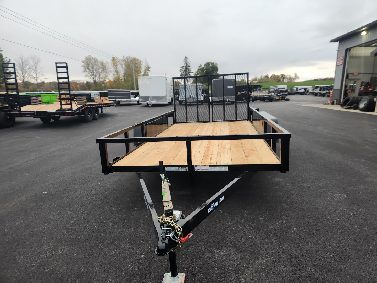 New 2026 BWISE UT714 Utility Trailer