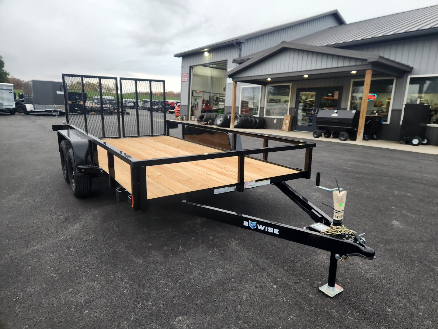 New 2026 BWISE UT714 Utility Trailer