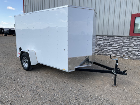 New 2026 Compass 5'x10' Enclosed Cargo Trailer - Indigo DLX