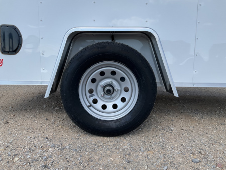 New 2026 Compass 5'x10' Enclosed Cargo Trailer - Indigo DLX