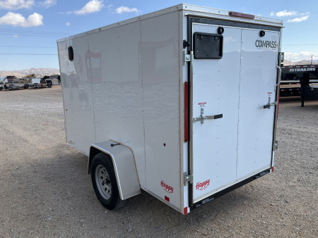 New 2026 Compass 5'x10' Enclosed Cargo Trailer - Indigo DLX