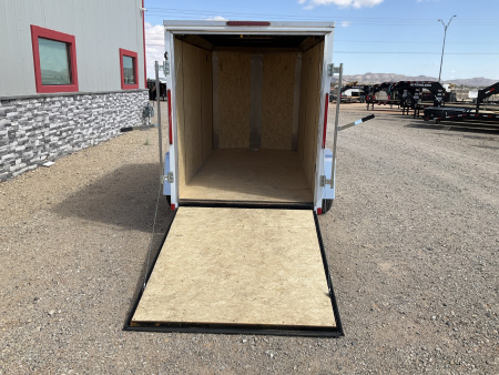New 2026 Compass 5'x10' Enclosed Cargo Trailer - Indigo DLX