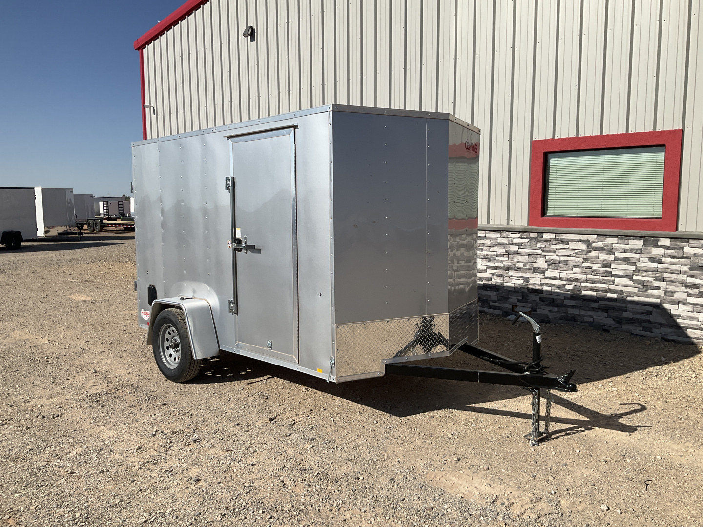 New 2026 Compass 6'x10' Enclosed Cargo Trailer - Indigo DLX