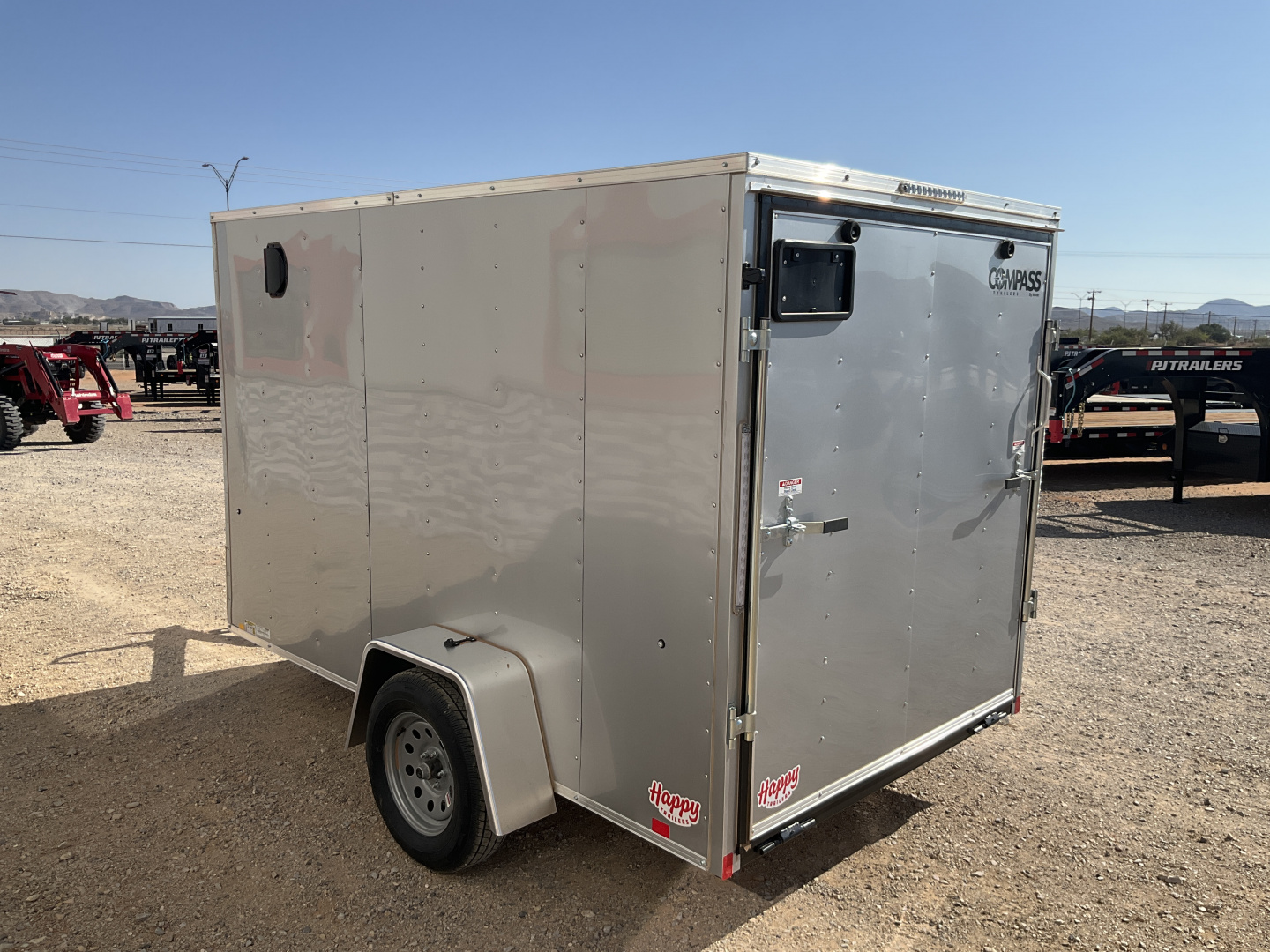 New 2026 Compass 6'x10' Enclosed Cargo Trailer - Indigo DLX