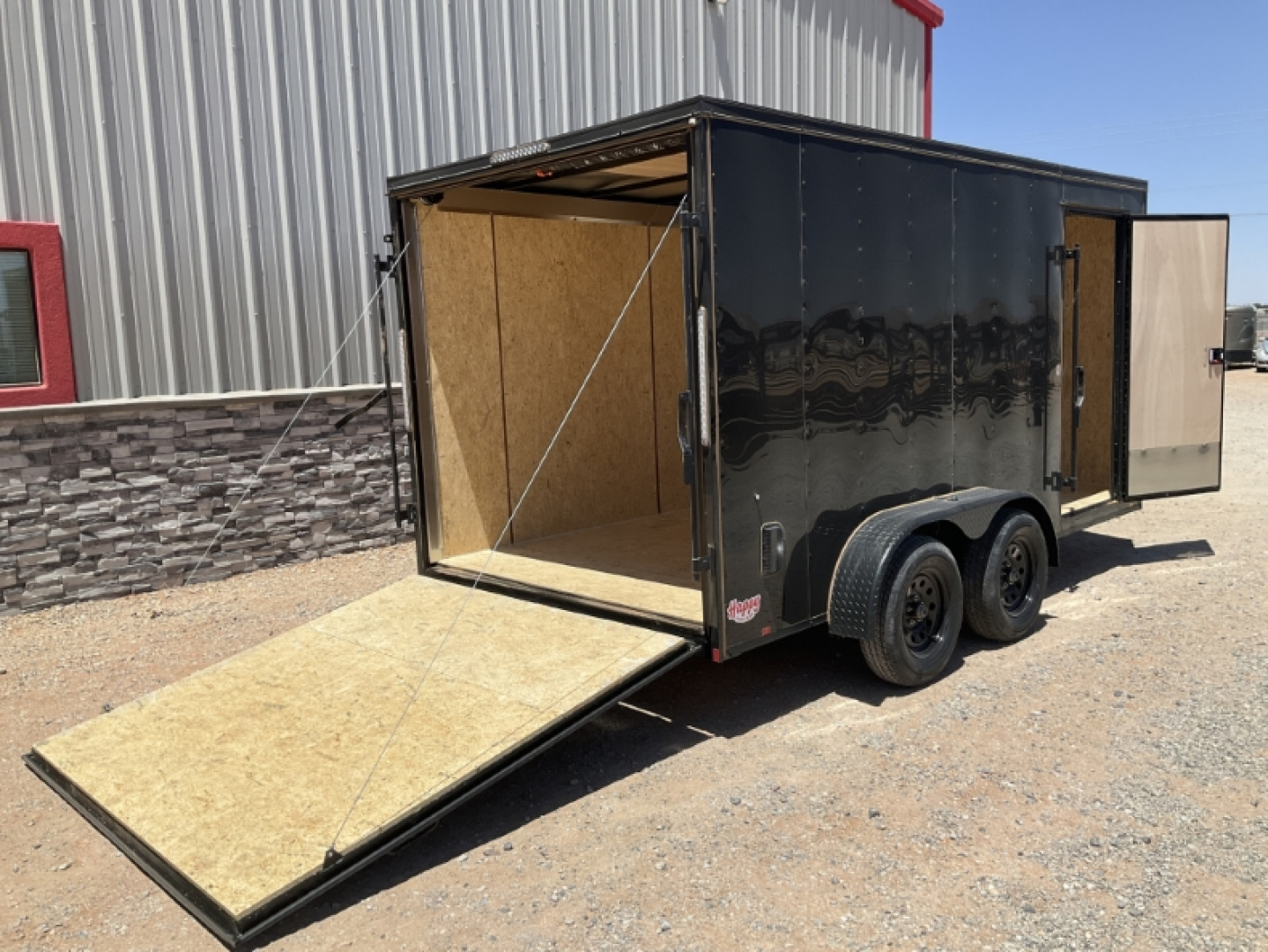 New 2026 Compass 7'x14' Enclosed Cargo Trailer - Indigo DLX