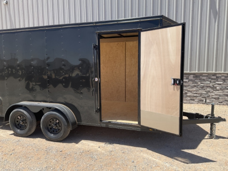 New 2026 Compass 7'x14' Enclosed Cargo Trailer - Indigo DLX