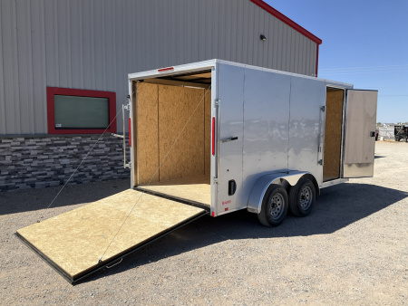 New 2026 Compass 7'x12' Enclosed Cargo Trailer - Indigo DLX