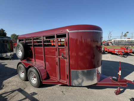 New 2026 Calico Trailers 12ft Mini Hog / Stock Combo Trailer