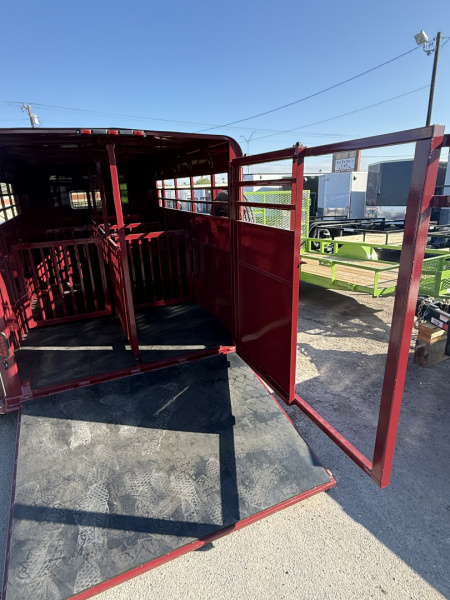 New 2026 Calico Trailers 12ft Mini Hog / Stock Combo Trailer