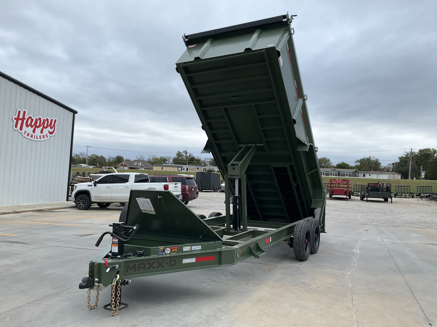 New 2026 MAXX-D 83”x16’ BP Dump w/ 36” Sides – DJX