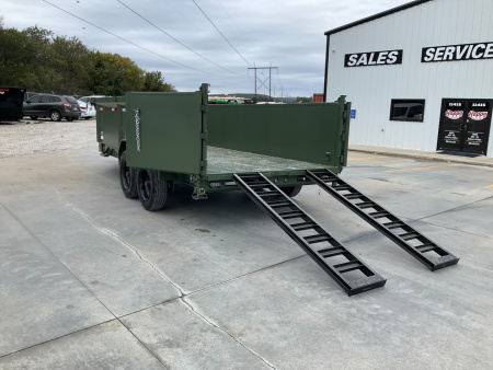New 2026 MAXX-D 83”x16’ BP Dump w/ 36” Sides – DJX