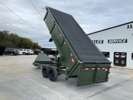New 2026 MAXX-D 83”x16’ BP Dump w/ 36” Sides – DJX