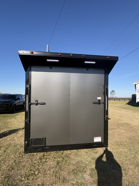 New 2026 South River 7x16TA 7' Height Blackout Rear Wing Spoiler Cargo / Enclosed Trailer