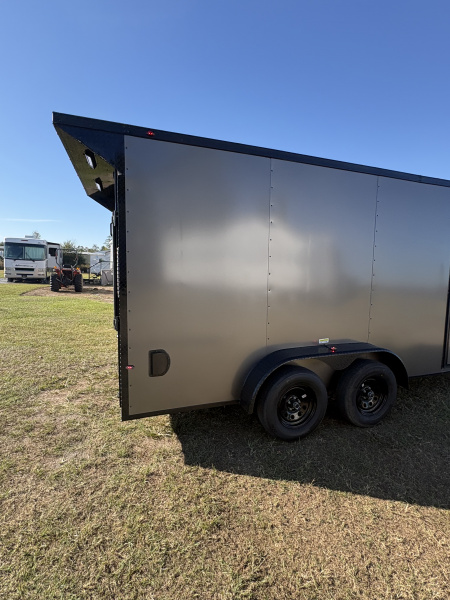 New 2026 South River 7x16TA 7' Height Blackout Rear Wing Spoiler Cargo / Enclosed Trailer