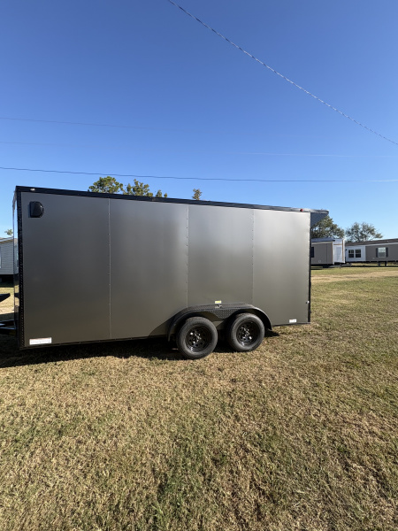 New 2026 South River 7x16TA 7' Height Blackout Rear Wing Spoiler Cargo / Enclosed Trailer