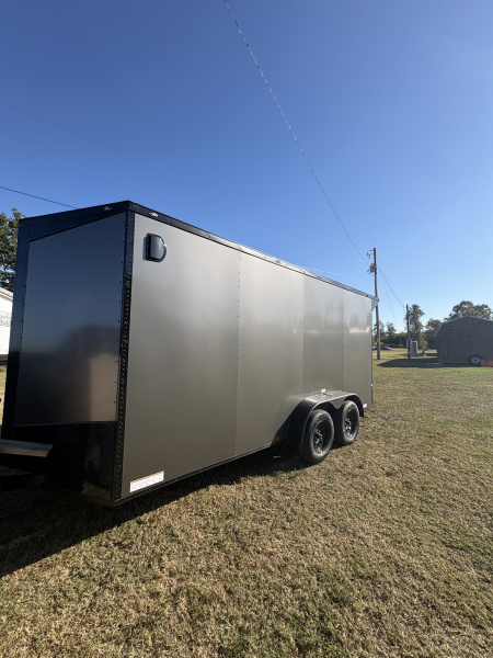 New 2026 South River 7x16TA 7' Height Blackout Rear Wing Spoiler Cargo / Enclosed Trailer