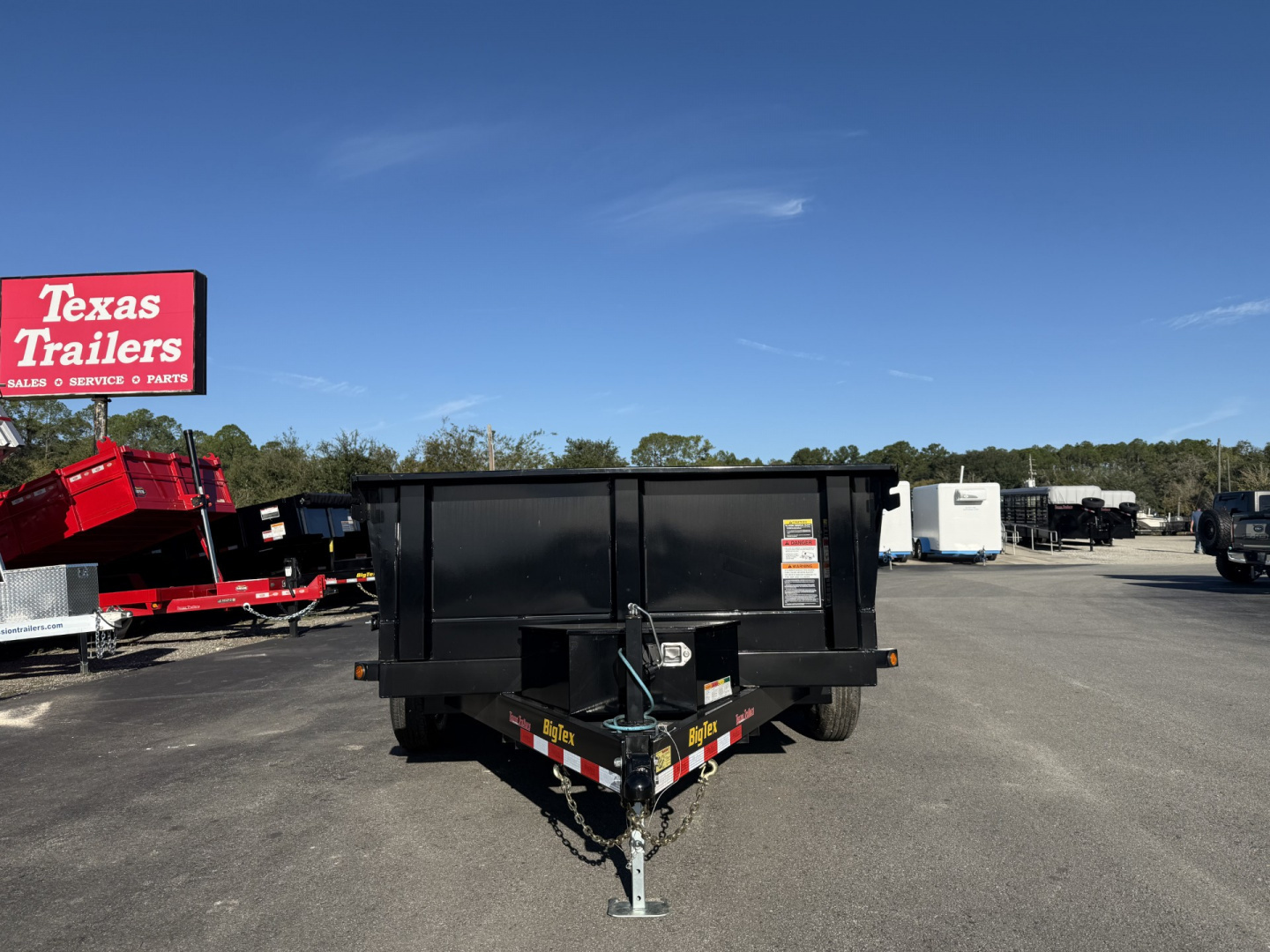 New 12SR-12XLBK6SIR Big Tex 7' X 12' Dump Trailer w/ 6' Ramps & Combo Rear Gate