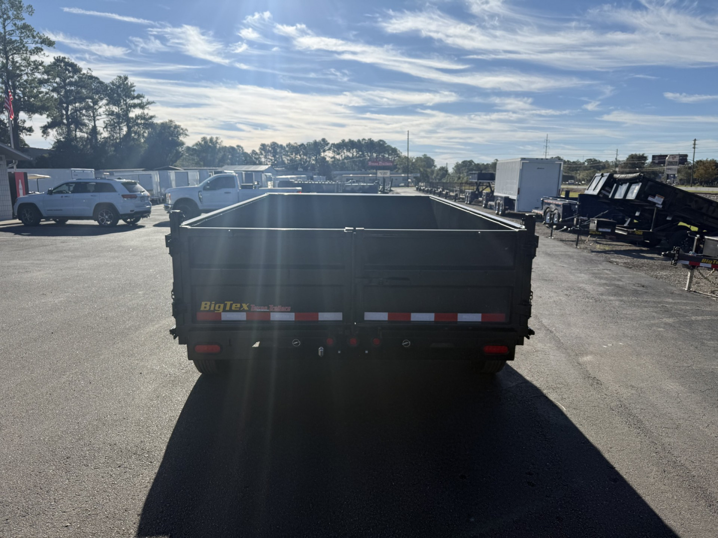 New 12SR-12XLBK6SIR Big Tex 7' X 12' Dump Trailer w/ 6' Ramps & Combo Rear Gate