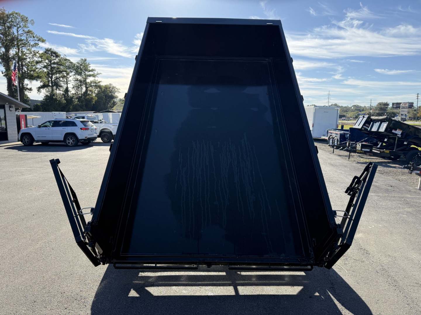 New 12SR-12XLBK6SIR Big Tex 7' X 12' Dump Trailer w/ 6' Ramps & Combo Rear Gate