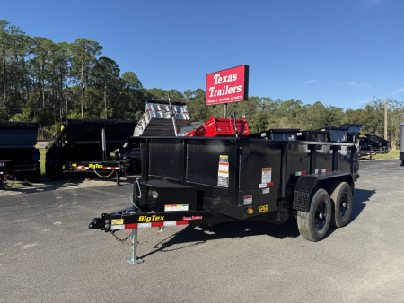 New 12SR-12XLBK6SIR Big Tex 7' X 12' Dump Trailer w/ 6' Ramps & Combo Rear Gate