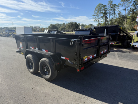 New 12SR-12XLBK6SIR Big Tex 7' X 12' Dump Trailer w/ 6' Ramps & Combo Rear Gate