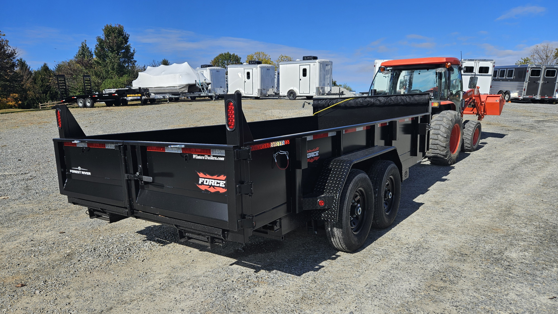 New 2026 Forest River FORCE 7X16TA Dump Trailer