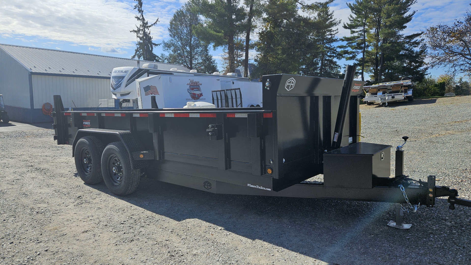 New 2026 Forest River FORCE 7X16TA Dump Trailer