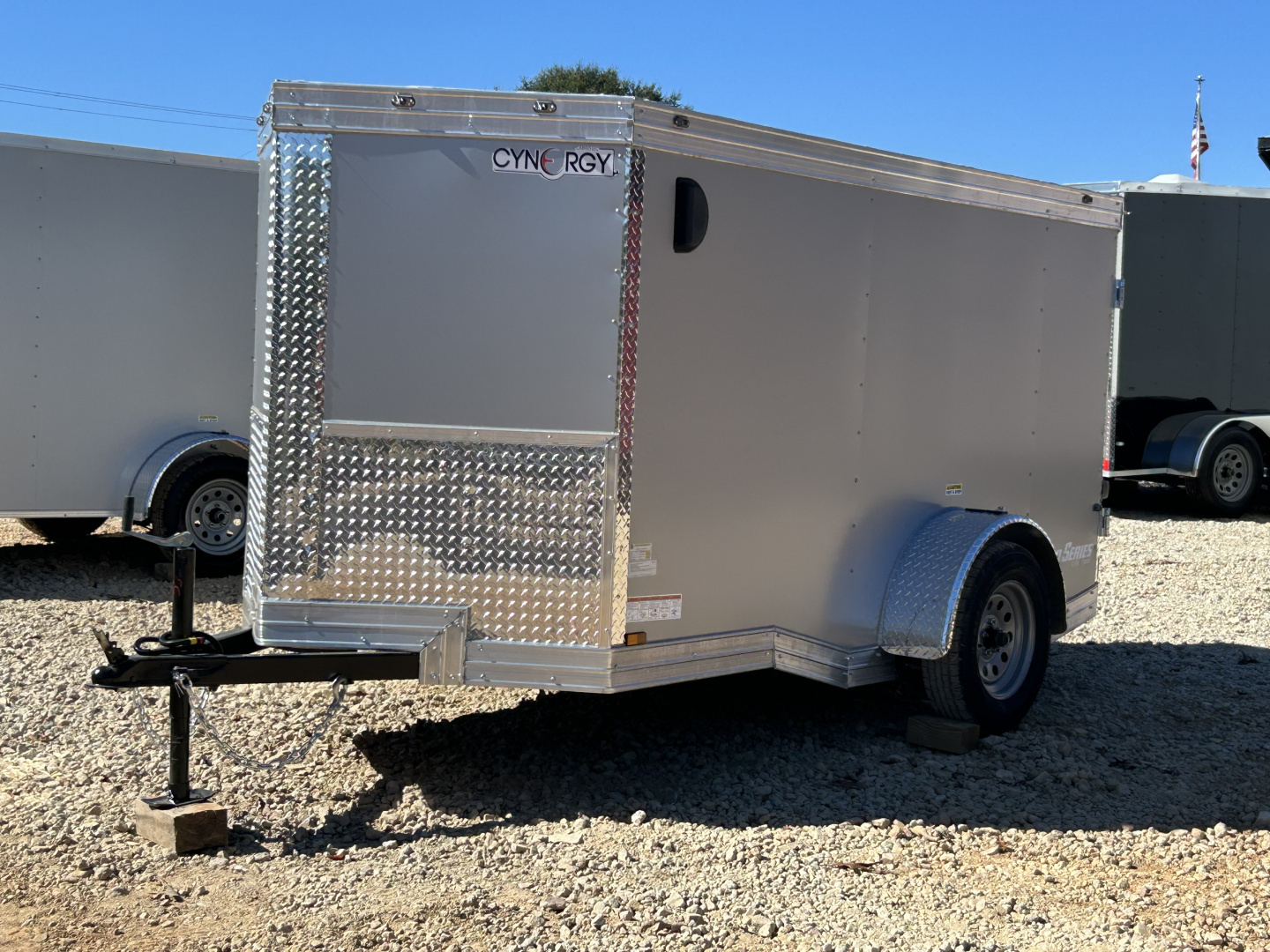 New 2026 Cynergy Cargo 5x10 Enclosed Trailer Barn Door