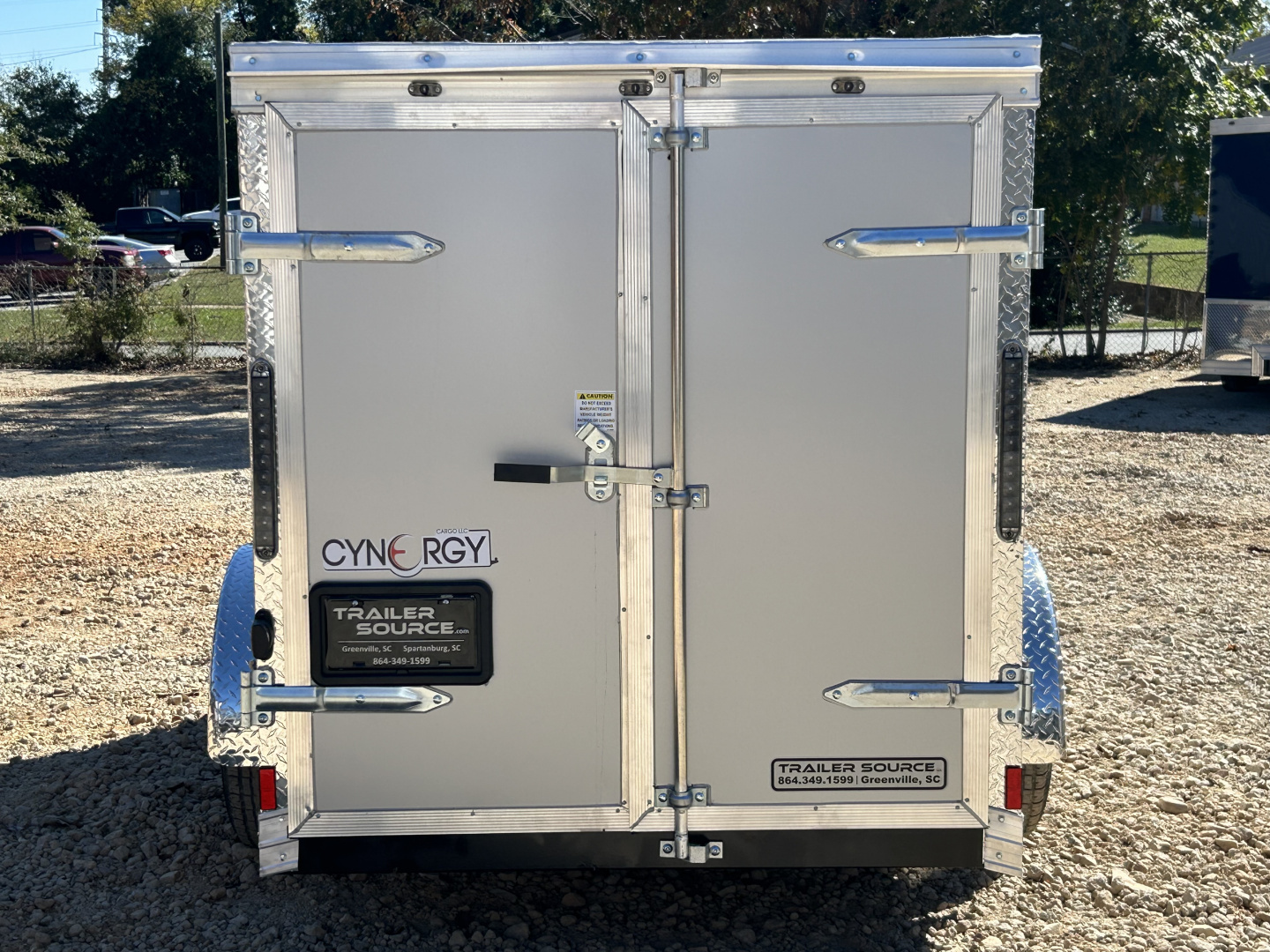 New 2026 Cynergy Cargo 5x10 Enclosed Trailer Barn Door