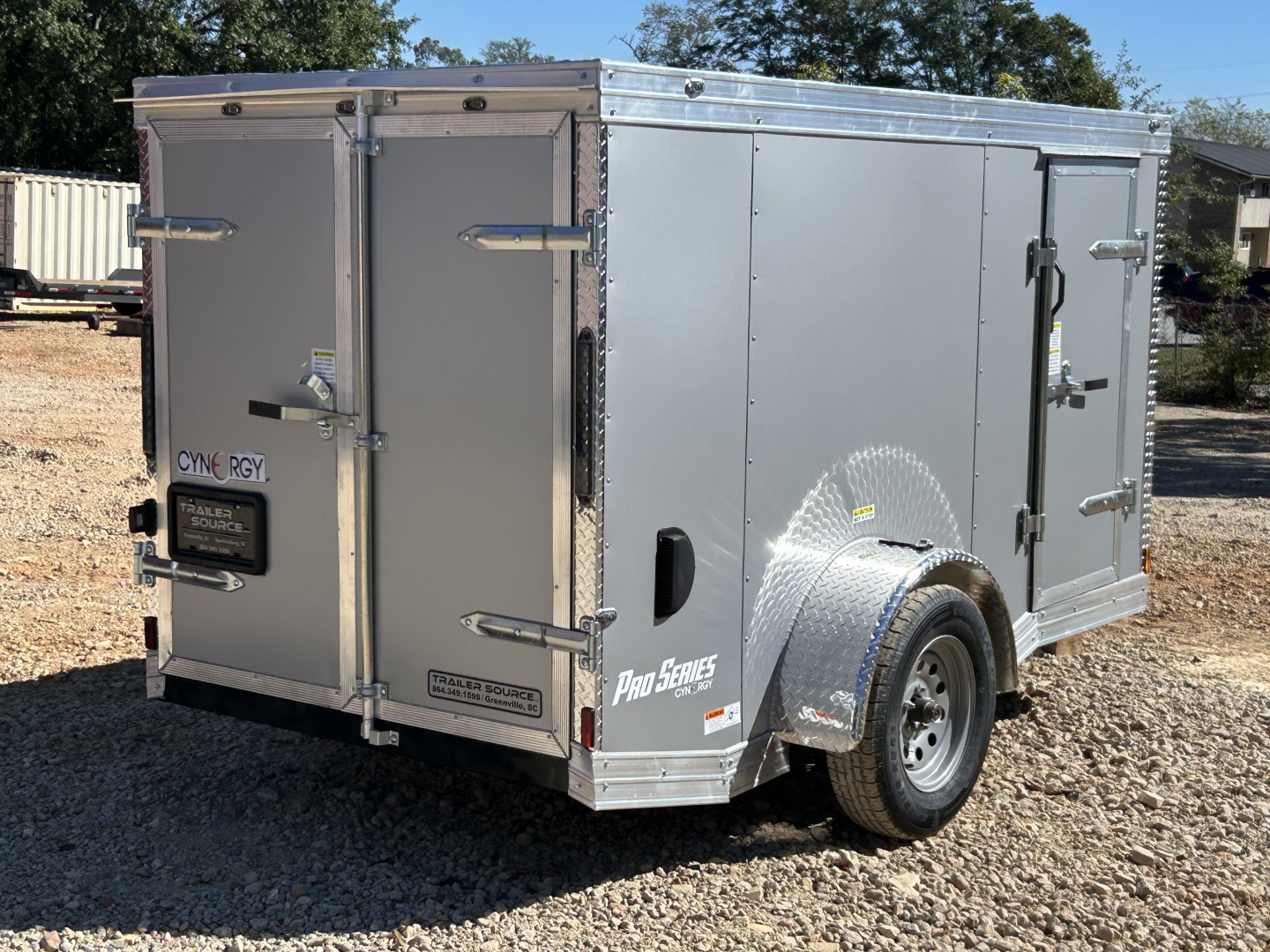 New 2026 Cynergy Cargo 5x10 Enclosed Trailer Barn Door