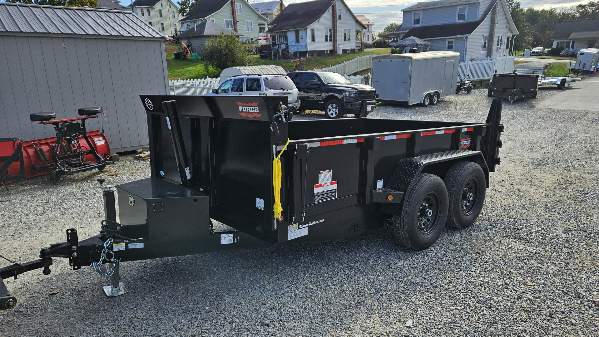 New 2026 Forest River FORCE 7X12TA Dump Trailer