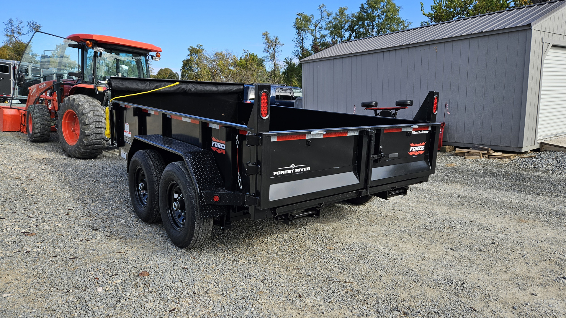 New 2026 Forest River FORCE 7X12TA Dump Trailer