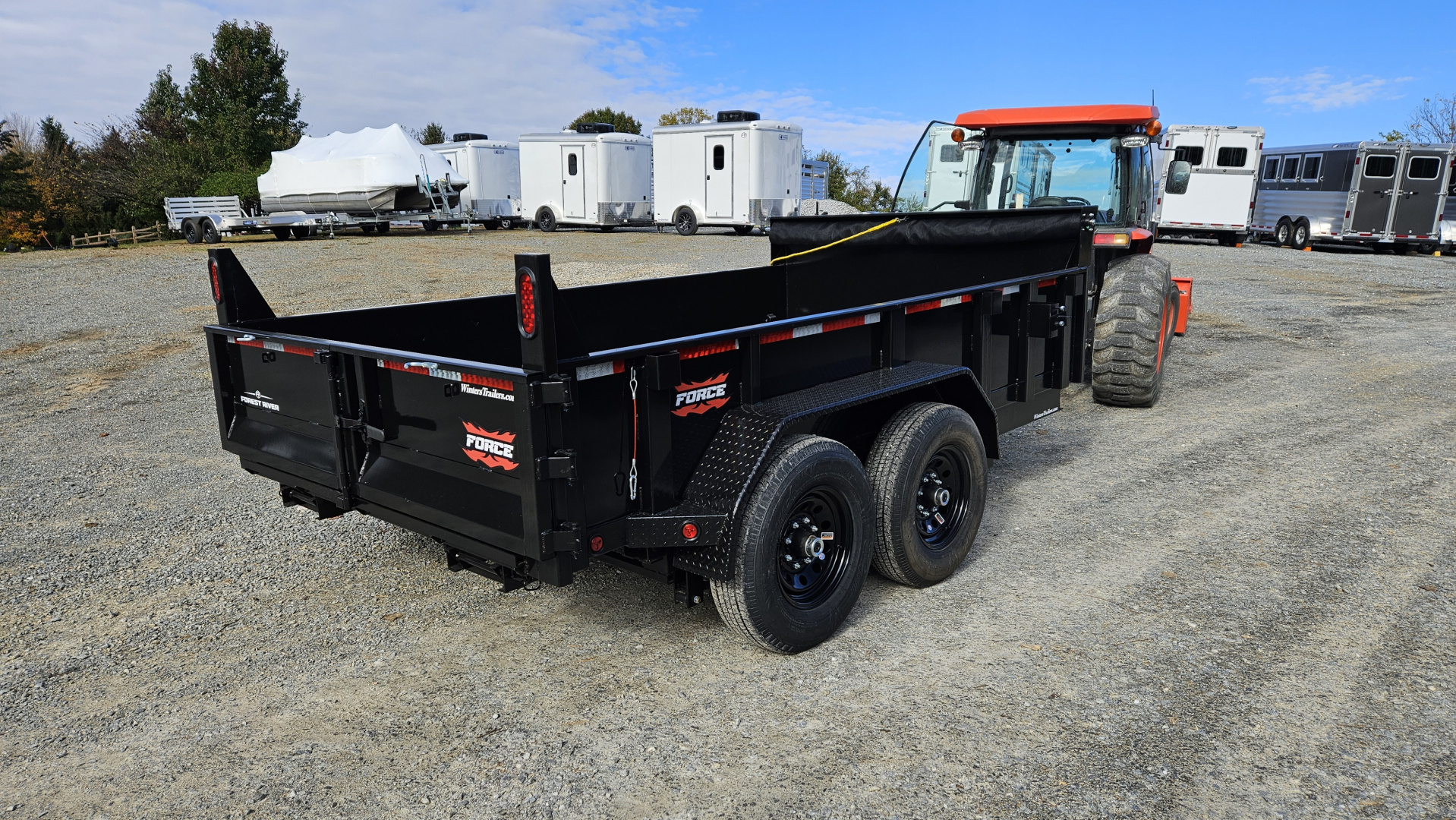 New 2026 Forest River FORCE 7X12TA Dump Trailer