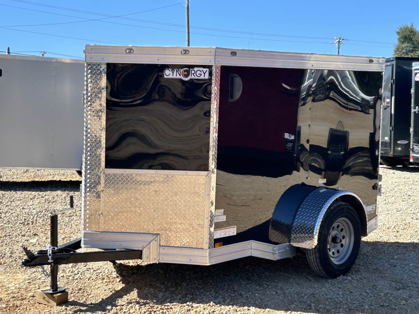 New 2026 Cynergy Cargo 5x8 Enclosed Trailer Barn Door