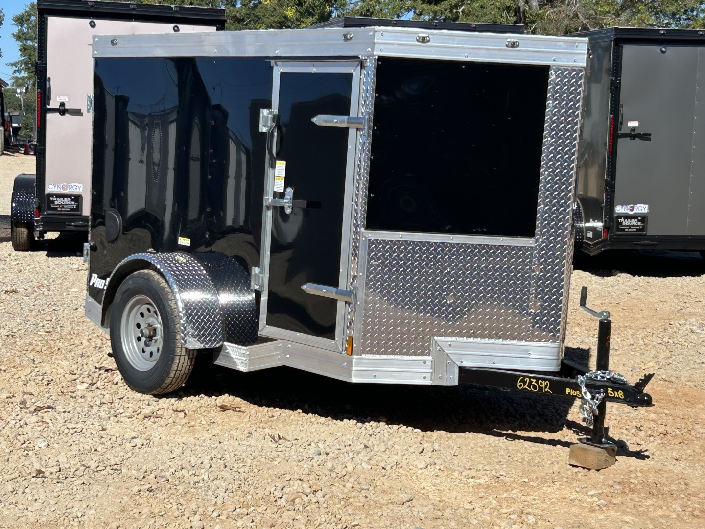 New 2026 Cynergy Cargo 5x8 Enclosed Trailer Barn Door