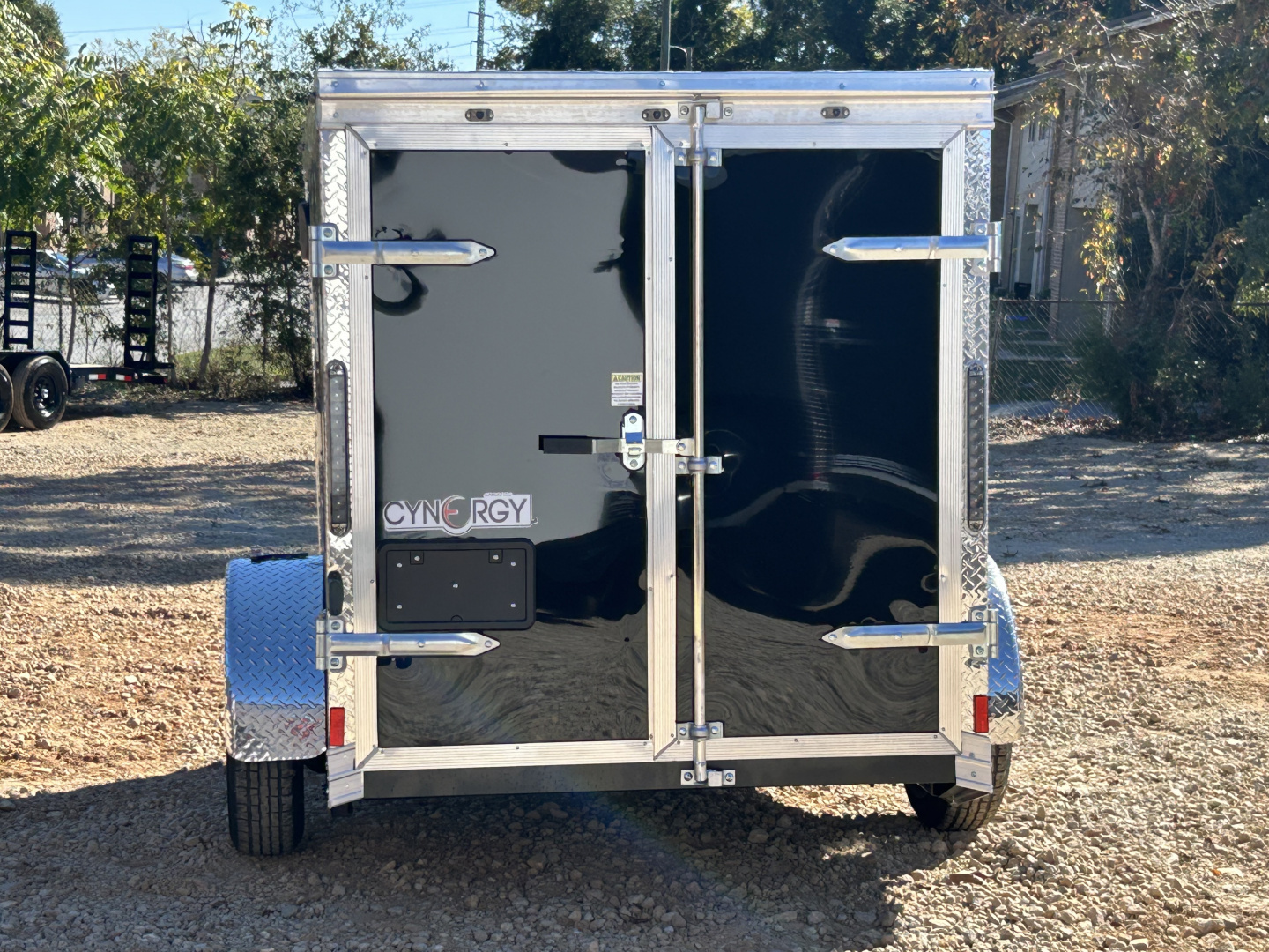 New 2026 Cynergy Cargo 5x8 Enclosed Trailer Barn Door