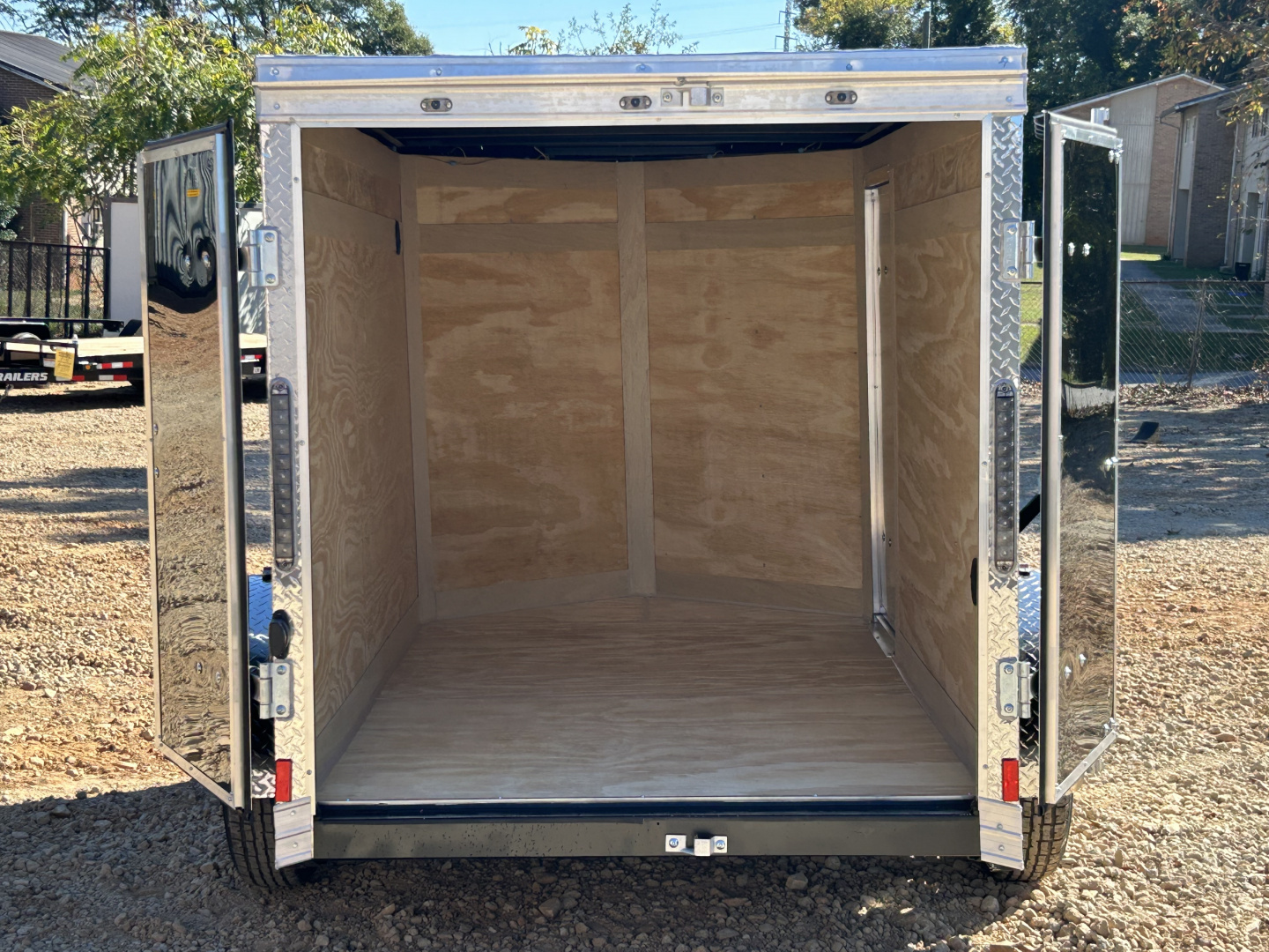 New 2026 Cynergy Cargo 5x8 Enclosed Trailer Barn Door