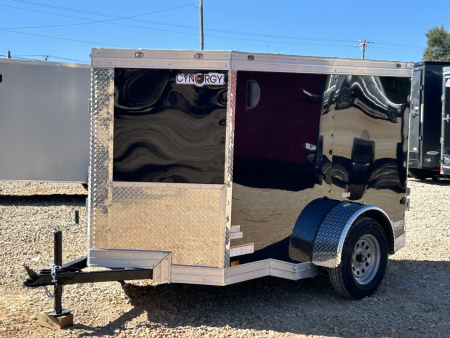 New 2026 Cynergy Cargo 5x8 Enclosed Trailer Barn Door