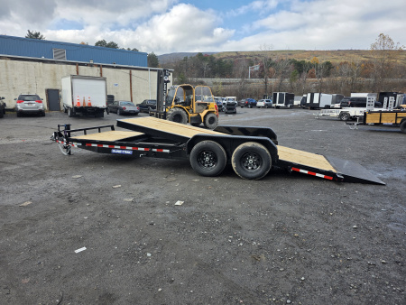 New 2026 Sure-Trac 7X18+4 14K SPLIT TILT Equipment Trailer