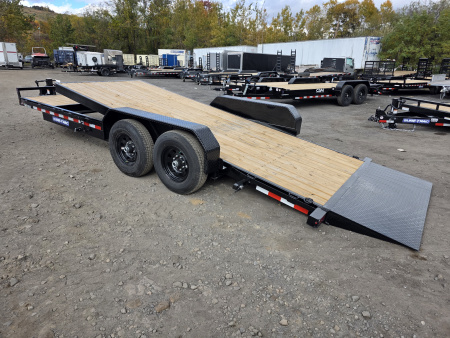 New 2026 Sure-Trac 7X18+4 14K SPLIT TILT Equipment Trailer