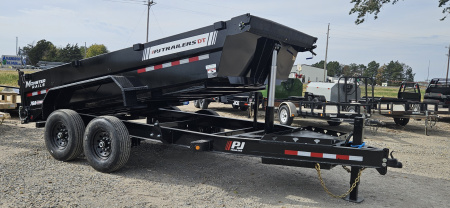 New 2026 PJ Trailers 83" x 14' Telescopic Dump Trailer