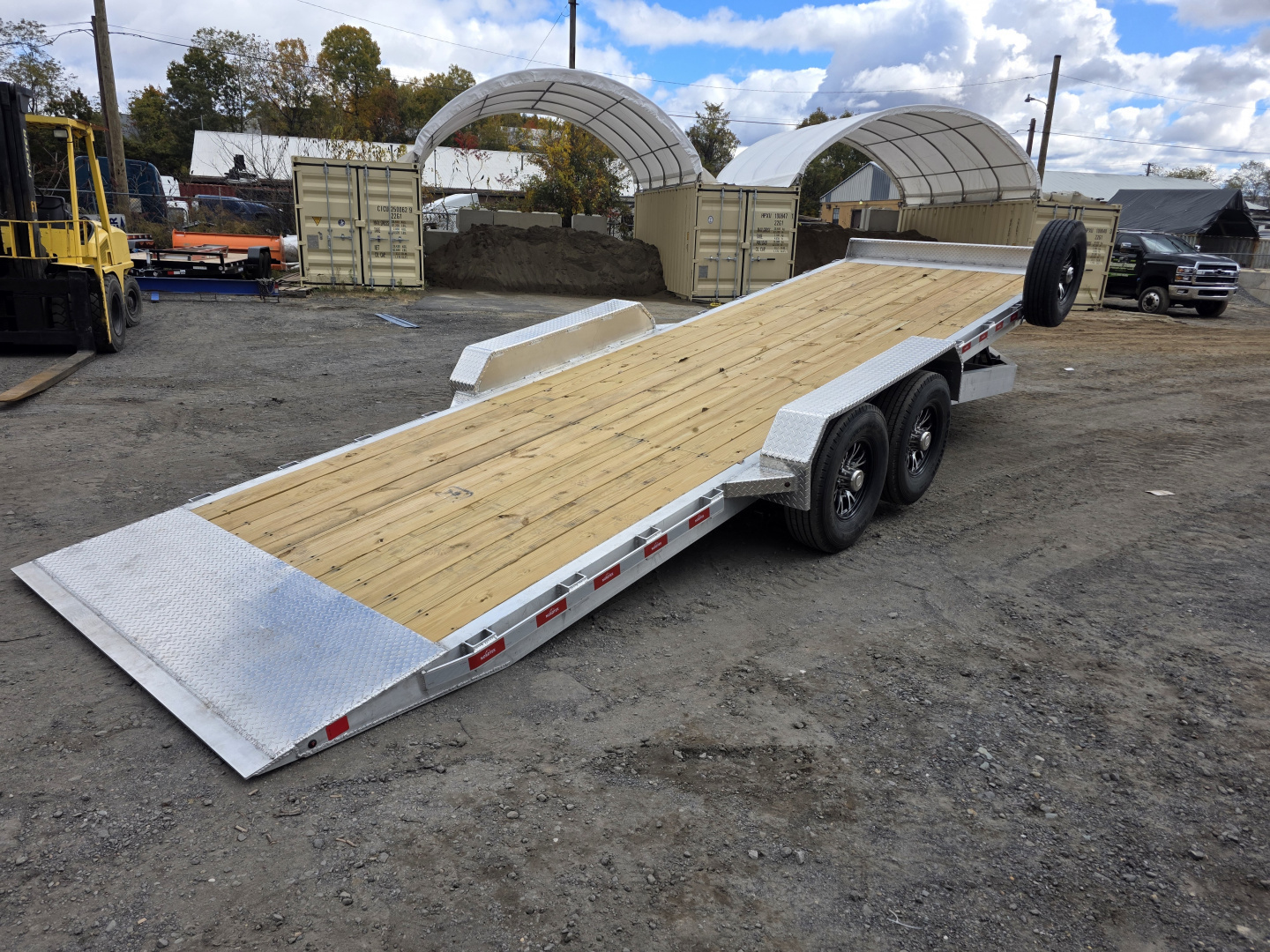 New 2026 Nordtek 82X24 16K ALUMINUM POWER TILT Equipment Trailer