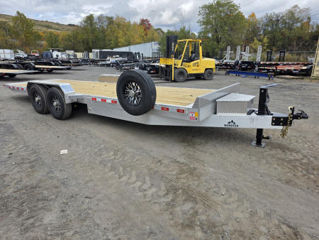 New 2026 Nordtek 82X24 16K ALUMINUM POWER TILT Equipment Trailer