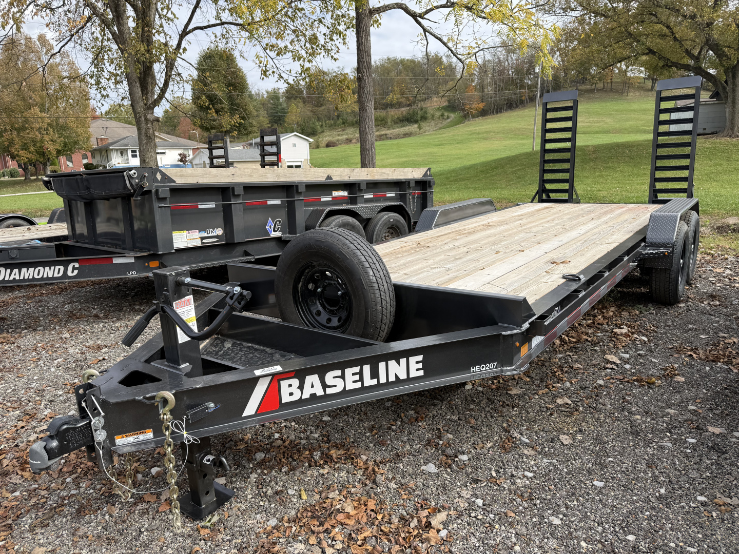 New 2026 Baseline HEQ207 20X82 **FOR RENT** Equipment Trailer