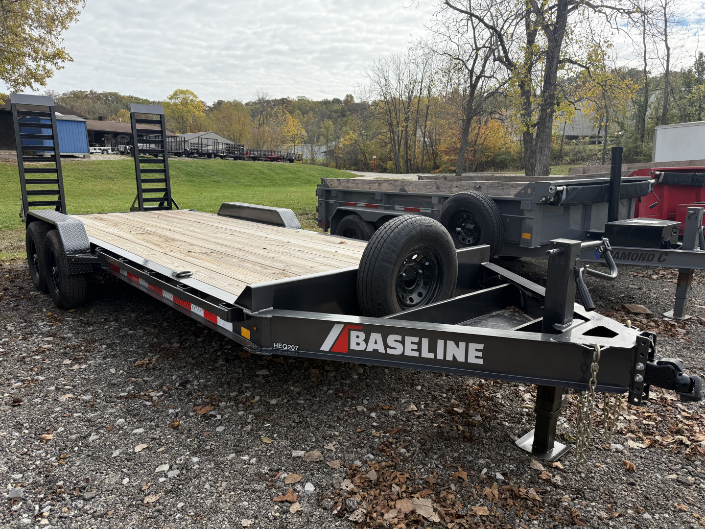 New 2026 Baseline HEQ207 20X82 **FOR RENT** Equipment Trailer