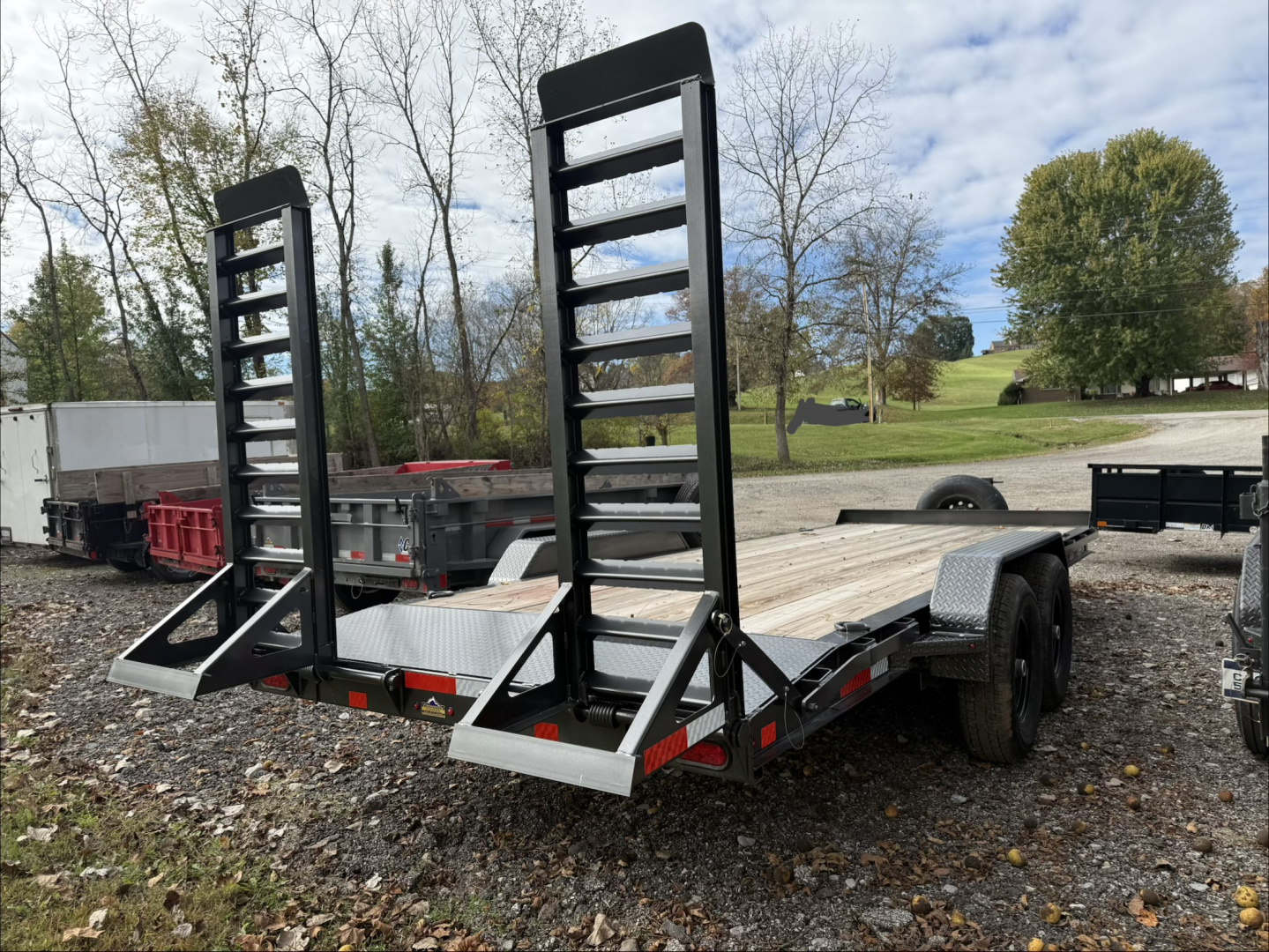 New 2026 Baseline HEQ207 20X82 **FOR RENT** Equipment Trailer