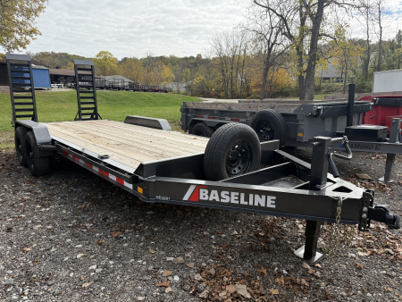 New 2026 Baseline HEQ207 20X82 **FOR RENT** Equipment Trailer