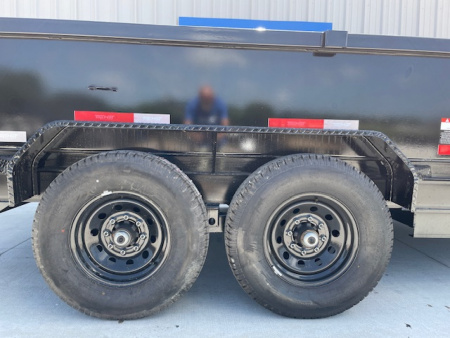New 2026 TOP HAT 83X14 BUMPER PULL DUMP TRAILER (2) TANDEM 7000# AXLES,2' WALLS