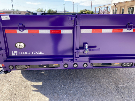 New 2026 Load Trail DT 14' x 83" Tandem Axle Dump Low-Pro Dump Trailer (Purple)